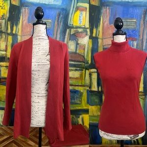 Hampshire Studios sweater set size large